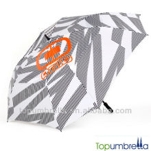 Guarda-chuva do golfe da proteção do sol do guarda-chuva do eixo da fibra de vidro de 36 polegadas